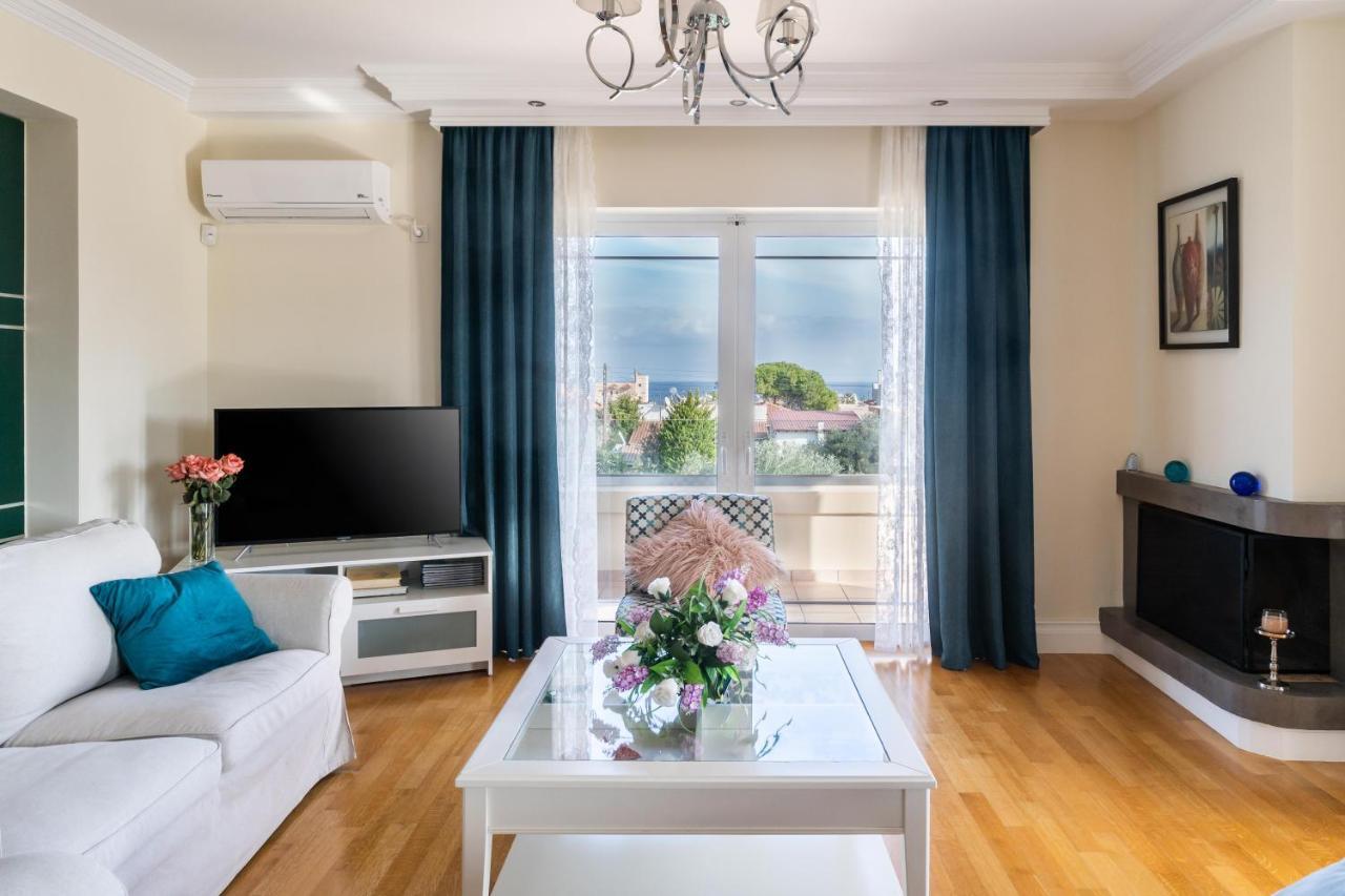 Coastline Maisonette Near Athens Airport And Rafina Port Loútsa Exterior foto
