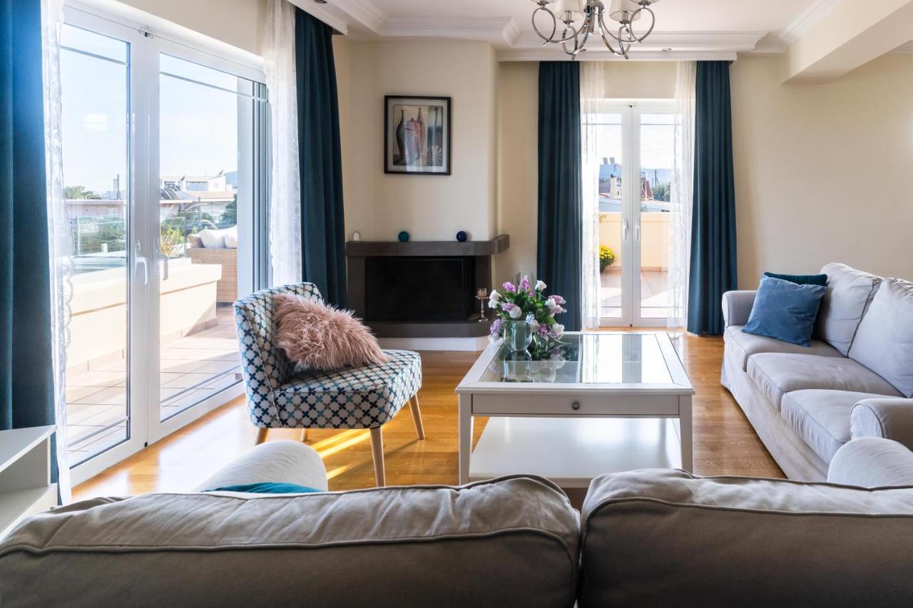 Coastline Maisonette Near Athens Airport And Rafina Port Loútsa Exterior foto